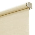 thumbnail image 2 of Lumi Light Filtering Cordless Slow Release Fabric Roller Shade 73" x72", Linen, 2 of 6