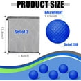 thumbnail image 5 of BlinkLLX 40 Pcs Foam Golf Practice Balls Bulk Realistic Feel Limited Flight Training Balls Soft for Outdoor Swing Indoor Backyard Training, 5 of 7