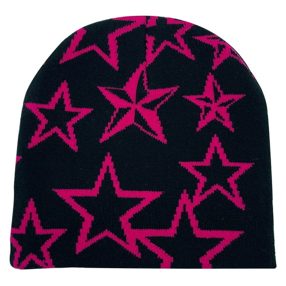 XDIAHBPL Beret Hats For Women Five Pointed Knitted Men's And European And American Popular Hip Hop Outdoor Sports Street Womens Hats Pink