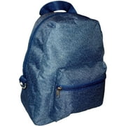 Small Mini 11 inch Fashion Backpack Purse Travel Denim Blue