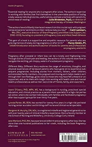 Different Baby, Different Story: Pregnancy and Parenting After Loss, (Hardcover)