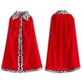 thumbnail image 2 of Set de disfraz de rey CLOOOUDS con forma de corona y cetro rojo, 90 cm, 2 of 5