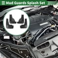 thumbnail image 2 of Guardabarros Unique Bargains Splash Mud para el ceño de la rueda del cinturón Mitsubishi ASX 2020 con accesorios de montaje, 2 of 6