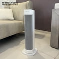 thumbnail image 3 of Calefactor eléctrico cerámico PTC de torre Beckon BC-1x MAX HEATER ultra silencioso oscilación termostato temporizador altura 60cm 750W / 1500W, 3 of 8
