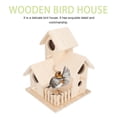 thumbnail image 3 of Greenadscape Casita De Pájaros De Madera Colgante Color Con Decorativo Para Jardín Y Hogar, 3 of 6