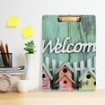 thumbnail image 6 of FMSHPON Birdhouses Clipboard Hardboard Wood Nursing Clip Board and Pull for Standard A4 Letter 13x9 inches, 6 of 8