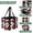 Style of Art, variant on Collapsible Car Trunk Organizer with Handles 600D Oxford for Car Kitchen and Home Storage, Black and White Butterfly 13× 10.2×10.8inch