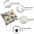 thumbnail image 4 of SHANXI Throw Pillow Covers Flower Print Soft Pillow Cases for Home Sofa Bed Chair Car Office Decorative 24x24in, 4 of 5