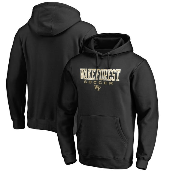 Men's Black Wake Forest Demon Deacons Team Unity Soccer Pullover Hoodie