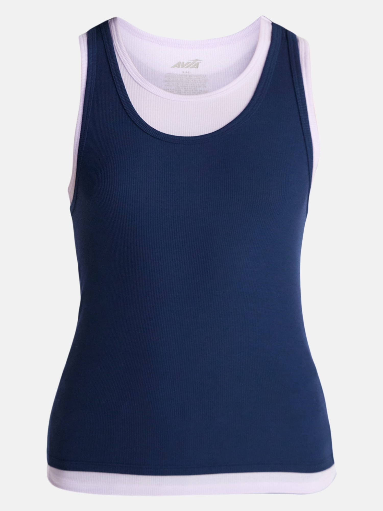 Avia Women's Double Layer Tank Top, Sizes XS-XXXL