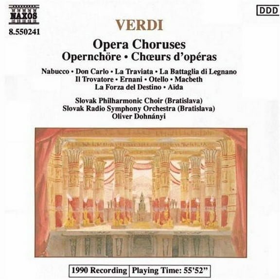 Oliver Von Dohnanyi - Opera Choruses - Music & Performance - CD