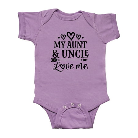 

Inktastic My Aunt and Uncle Love Me Niece Gift Gift Baby Boy or Baby Girl Bodysuit