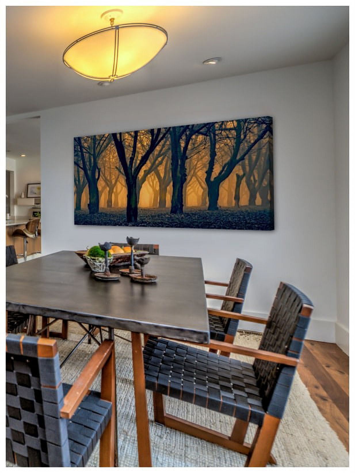 Marmont Hill Inc Marmont Hill - Woods Aglow Painting Print on Canvas - Multi-color
