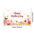 thumbnail image 6 of Floral Happy Mother's Day Backdrop Banner Decoration Background Flower Print Party Supplies Wall Hanging Photography Props Mother's Day Celebration, 6 of 7