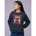 thumbnail image 2 of Sorry, This Witch Is Taken Sweatshirt Women -Image by Shutterstock, Female 5X-Large, 2 of 4