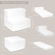 thumbnail image 3 of Sofá Cama Individual Onof SCI Plegable 2 en 1 Cama Portátil Color Blanco, 3 of 5