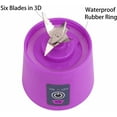 thumbnail image 3 of Portable Blender Smoothie Juicer Cup -13 oz Fruit Mixing Machine, 3 of 7
