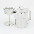 thumbnail image 2 of kurtrusly Stainless Steel 9 Cups Percolator Coffee Maker for Outdoor Camping, 2 of 9