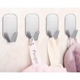 thumbnail image 3 of Small Sticky Hooks For Hanging Extra Strong Self Adhesive Hooks Heavy Duty Stick On Hooks For Walls,wall Hangers Without Nails,pack Of 10, 3 of 5