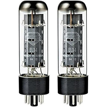 Mullard EL34 Power Vacuum Tube, Platinum Matched Pair