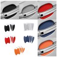thumbnail image 1 of Car Door Handle Sticker Carbon Fiber Door Handle Sticker; Protector Film Anti-scratch Universal Auto Handle Cover, Red, 1 of 9