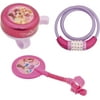 Disney Princess Combo Kit with Cable Lock, Mirror, & Bell
