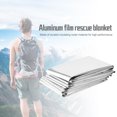 thumbnail image 1 of Waterproof Disposable Outdoor Military Survival Emergency Rescue Space Foil Thermal Blanket First Aid Sliver Curtain, 1 of 7