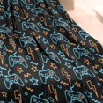 thumbnail image 3 of Multicolor Controllers Games Icons Black Pattern Blanket,Comfortable Soft Flannel Throw Blanket,All Season,Warm Lightweight Blankets for Sofa Bed Couch Living Room Chair,30"x40", 3 of 4