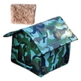 thumbnail image 2 of Casa para gatos ligera, accesorio de esponja, equipo para gatos de interior durante toda la temporada Verde M, 2 of 9