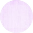 thumbnail image 1 of Ahgly Company Indoor Round Solid Purple Modern Area Rugs, 8' Round, 1 of 4