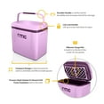 thumbnail image 4 of RTIC 8 QT, 12 Can Ice Chest Cooler Hard-Sided, Lavender & Plum, Road Trip Personal Cooler, 4 of 9