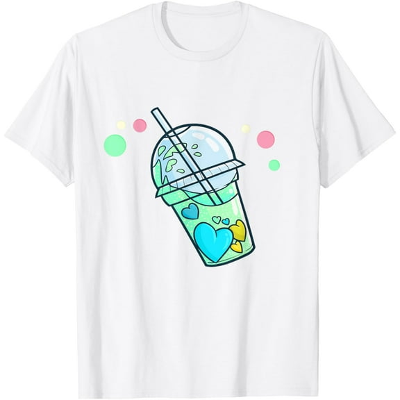 Exquisite and comfortable-Boba Tea Cute Kawaii Bubble Milk Tea T-Shirt
