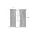 thumbnail image 2 of Cortinas Blackout Recamaras Económicas Largas 275x241cm,2pzs Color Azul, 2 of 4