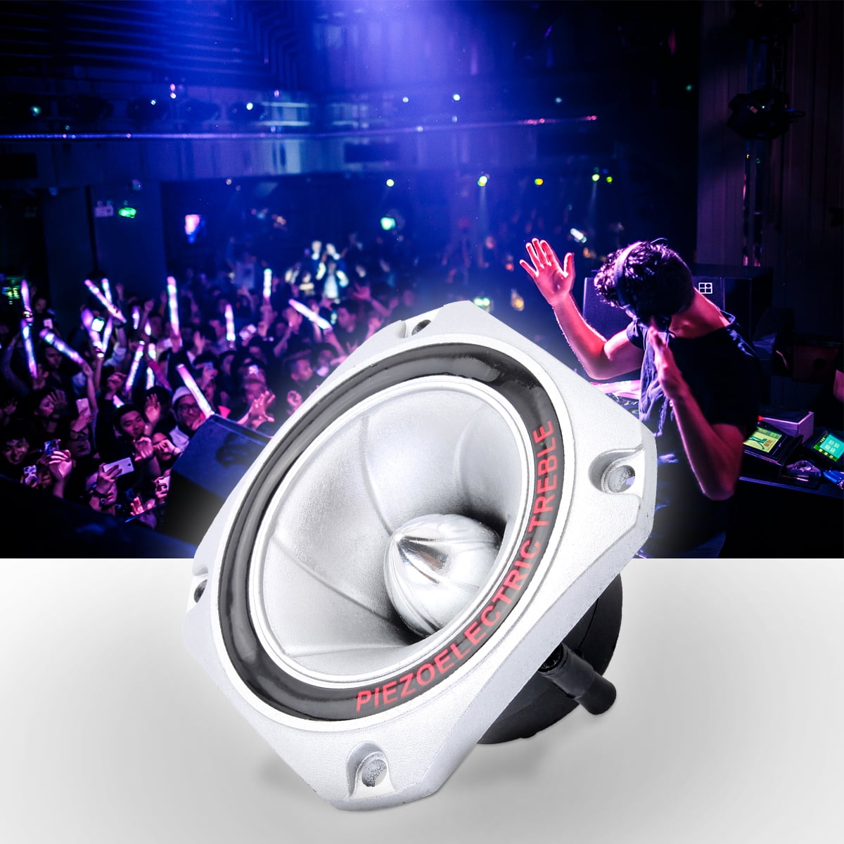 MJJEsports Piezo Horn Speaker Tweeter 30Khz Piézoélectrique Tête Haut-Parleur Treble
