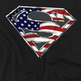 thumbnail image 2 of Superman T-Shirt All American Shield Unisex Graphic Tee For Men & Women Black&nbsp;, 2 of 7