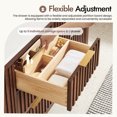 thumbnail image 6 of Shenzhen 60" Double Bath Vanity in Aged Dark Brown Oak with Composite Stone Top, 6 of 12