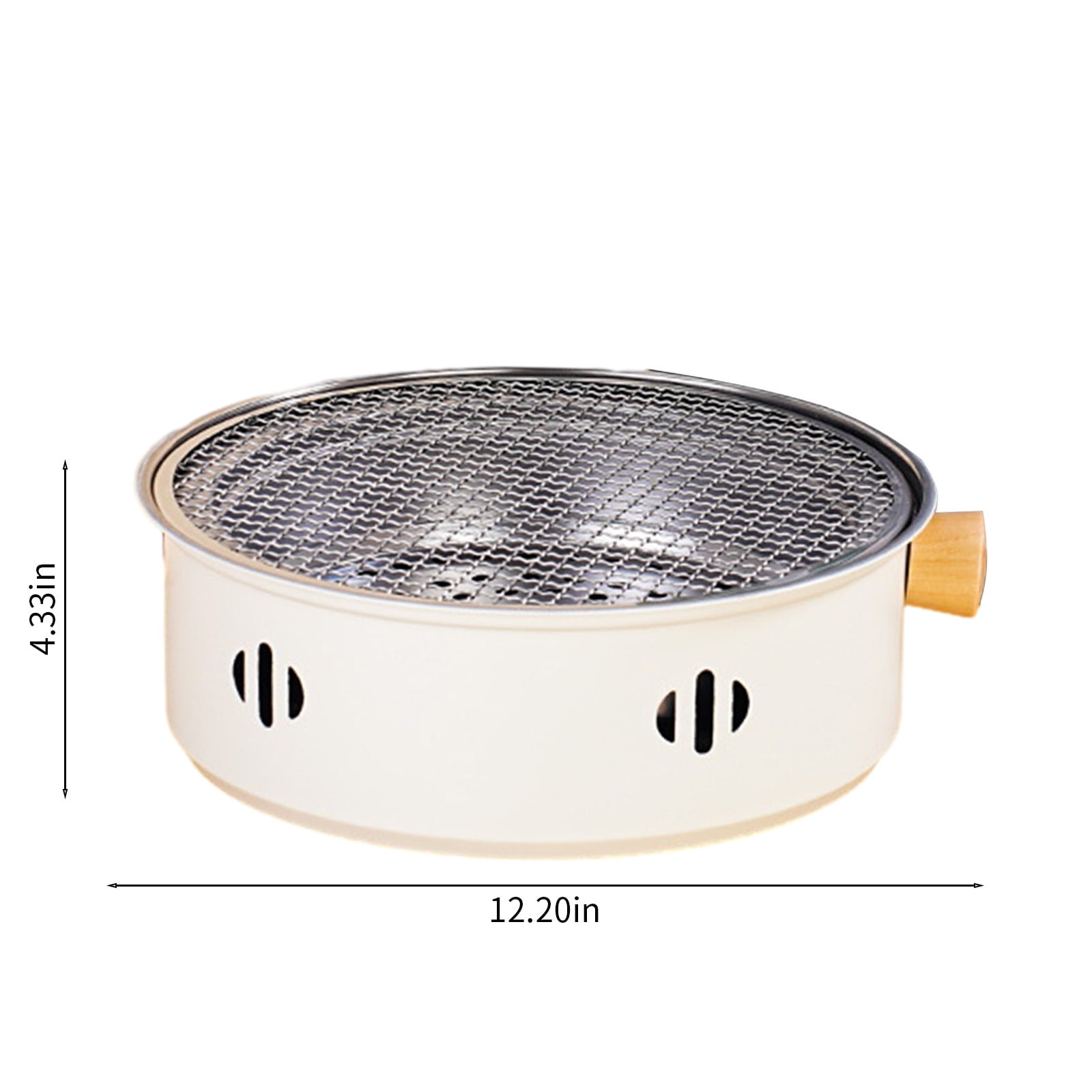 Vxdvou Outdoor Charcoal Heater Stove, Portable Barbecue Grill Fire Pit, Multifunctional Outdoor Heating Fire Bowl for Cooking and Warming, Outdoor Heating Stove for BBQ