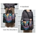 thumbnail image 6 of FORMRS 16" Laptop Bag Carrying Sleeve Case with Handle Travel Shoulder Briefcase, Psychedelic Jellyfish, 6 of 8