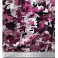 thumbnail image 1 of Soimoi Viscose Chiffon Fabric Two Tone With White Camouflage Print Fabric by Yard 42 Inch Wide, 1 of 1