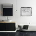 thumbnail image 2 of Stupell Industries No Summoning Demons Bathroom Graphic Art Jet Black Floating Framed Canvas Print Wall Art, Design by Lil' Rue, 2 of 6