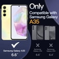 thumbnail image 2 of JETech Case for Samsung Galaxy A35 5G, Non-Yellowing Shockproof Bumper Protective Phone Cover, Anti-Scratch Hard PC Back (Lime), 2 of 6