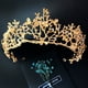 thumbnail image 5 of KAKOWELY Exquisita tiara de boda estilo retro, adorno de tiara nupcial, diseño de diamantes de imitación, decoración de tiara nupcial, 5 of 5