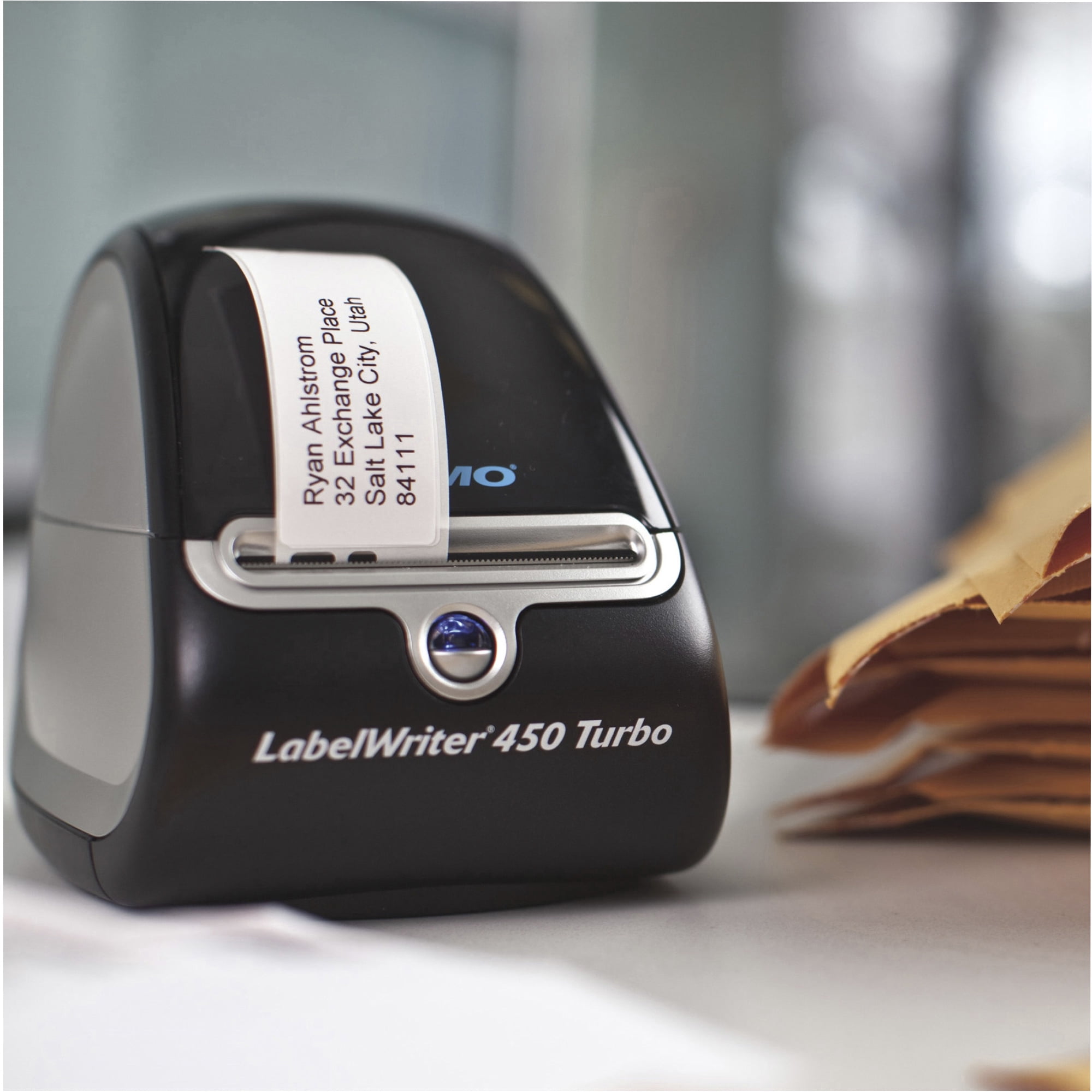 Open Box Dymo, DYM1752265, LabelWriter 450 Turbo Label Printer, 1 Each, Gray