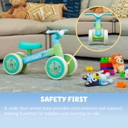 Bluey Unisex Non-Electric 4-Wheel Balance Bike