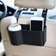 thumbnail image 2 of GOOHOCHY 2 portavasos para asiento trasero de coche con divisor ajustable, caja de almacenamiento universal que ahorra espacio para tazas y aperitivos., 2 of 8