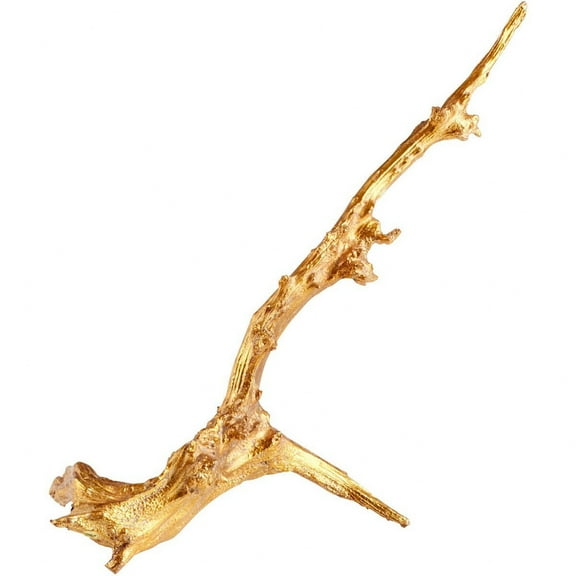Cyan Design 09133 Drifting Gold Resin Botanical Statue - Gold