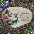 thumbnail image 2 of Giftsforyounow Personalized Hummingbird Memorial Garden Stone Flat Outdoor Sympathy Remembrance Gift, 2 of 2