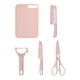 thumbnail image 2 of With Chopping Board Fruit Knife Set Scissors Vegetable Knife Paring Knife Case Kitchen Portable Knife Set, 2 of 6