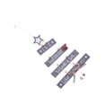 thumbnail image 2 of Naiovety Campana Letras Estrella Colgante Árbol de Navidad Forma Adorno colgante de Oficina Decoración de Navidad Kits de decoración para fiestas Gris, 2 of 5
