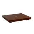 thumbnail image 2 of Fluance Turntable Isolation Base Anti-Vibration Wood Platform And HiFi Vinyl Record Weight Stabilizer with Rubberized Finish - Natural Walnut, 2 of 8